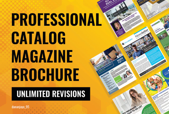 Gig Preview - Design professional catalog, magazine, or brochure