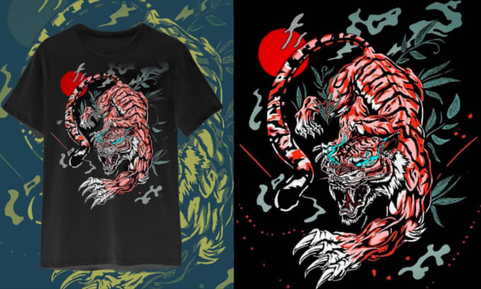 Gig Preview - Make tshirt design in any comic or anime or manga style