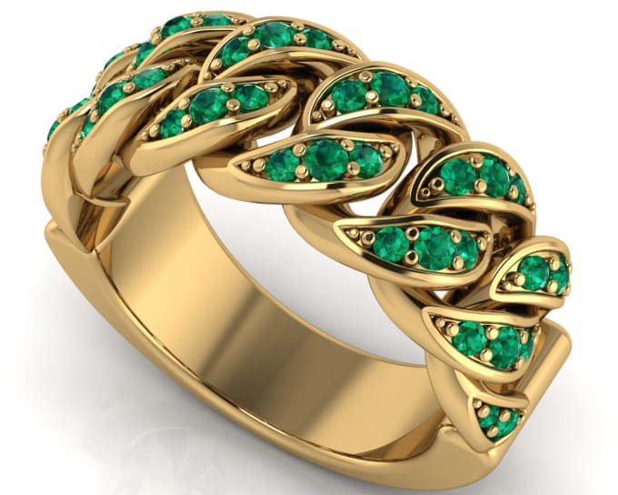 Gig Preview - Design 3d cad jewelry models for printing with renders