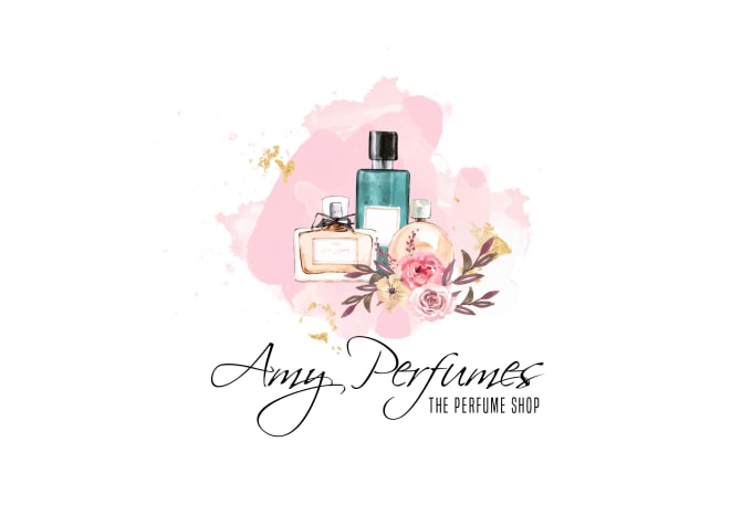 Bestseller - create feminine watercolor hand drawn logo