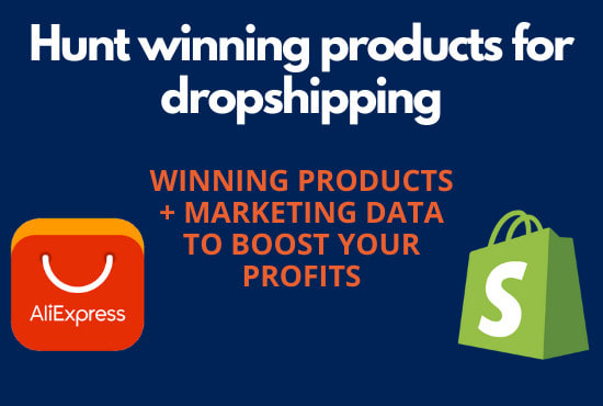 Gig Preview - Find winning products for shopify dropshipping