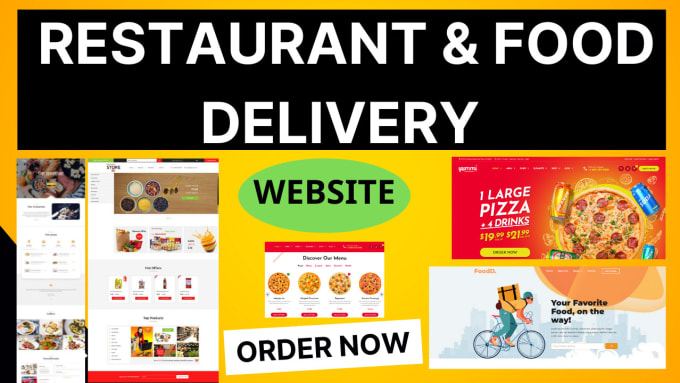 Gig Preview - Build grocery store, grocery website, restaurant website, online food delivery