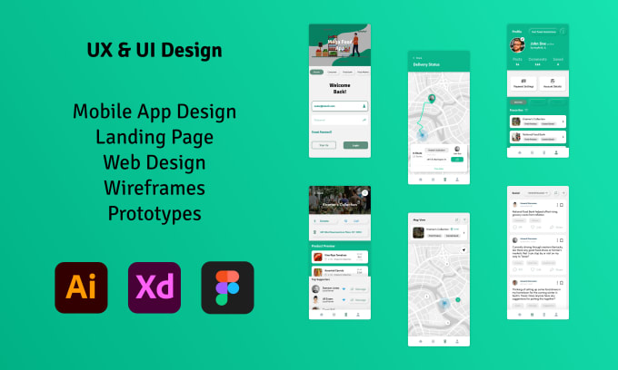 Gig Preview - Design UX and UI for your website or app