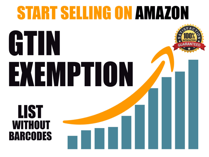 Gig Preview - Apply for amazon gtin exemption brand or bundle