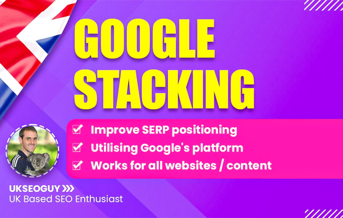 Gig Preview - Improve SEO positioning with google stacks stacking local search