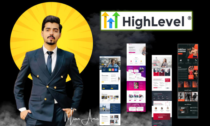 Gig Preview - Be your gohighlevel website, landing page, ghl automation n sales funnel expert