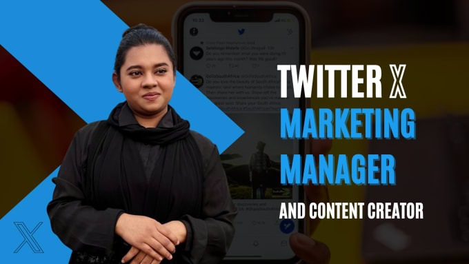 Gig Preview - Be trending  twitter x marketing manager, and content creator