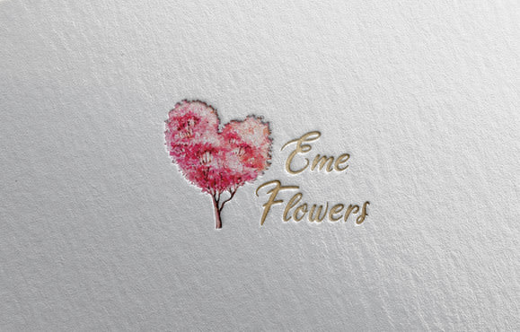 Gig Preview - Create a feminine watercolor floral minimalist logo design