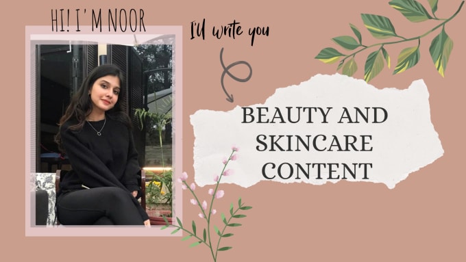 Gig Preview - Write beauty and skincare blog