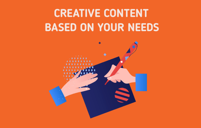 Gig Preview - Write creative content based on your needs