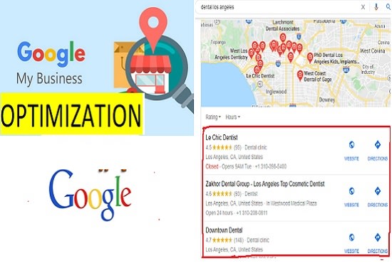 Gig Preview - Do optimization google my business for local SEO,top ranking