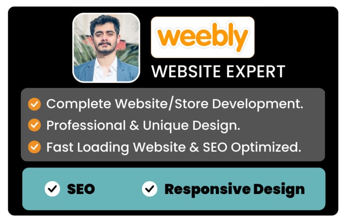 Gig Preview - Design weebly website redesign, fix, seo, responsive mobile