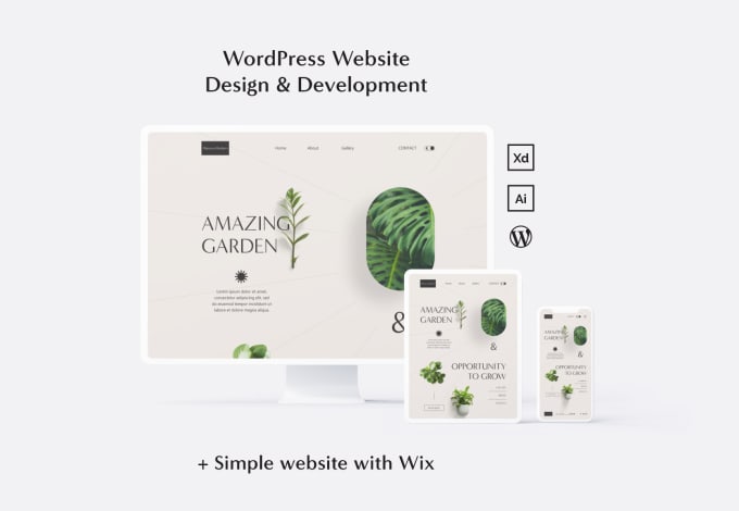 Gig Preview - Design and develop a landing page with webflow or wix