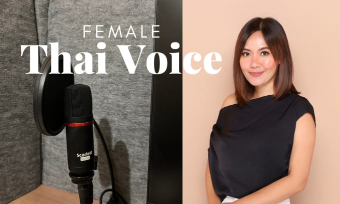 Bestseller - record professional thai female voice over