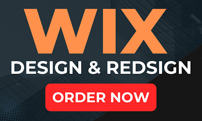 Gig Preview - Design wix website or wix ecommerce and redesign wix website