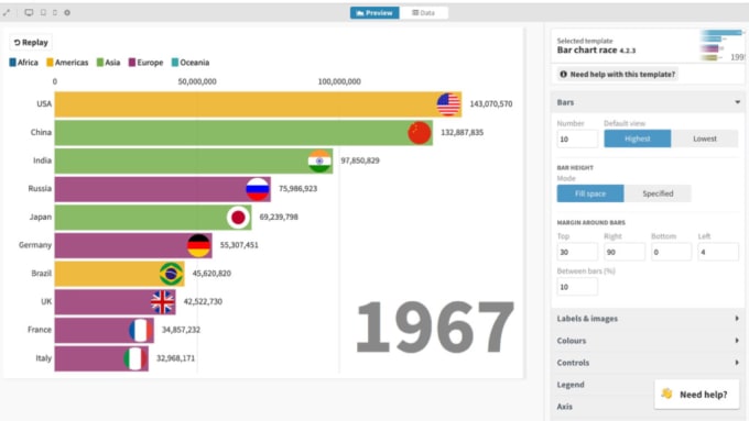 Bestseller - do data collecting for bar chart race videos