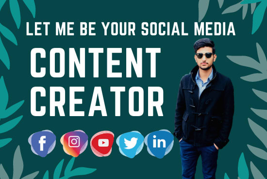 Gig Preview - Be your social media content creator