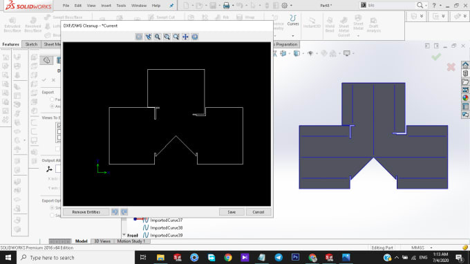 Gig Preview - Do laser, plasma, cnc, waterjet cutting design with solidworks