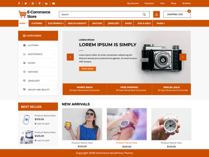 Gig Preview - Build a wordpress ecommerce website online store