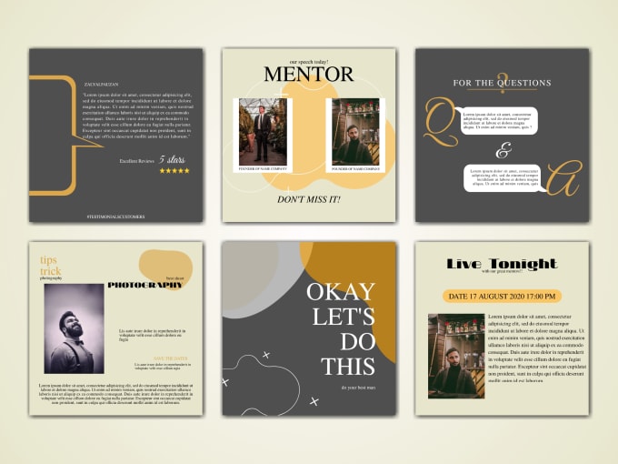 Gig Preview - Design high quality editable social media post using canva