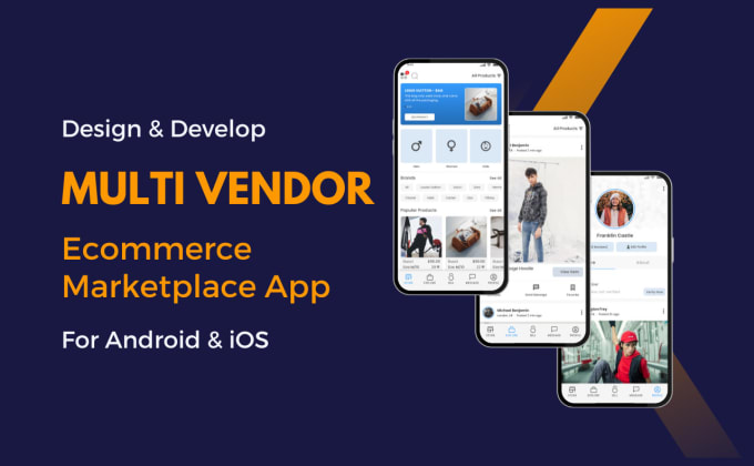 Gig Preview - Develop multivendor ecommerce marketplace app for android and ios