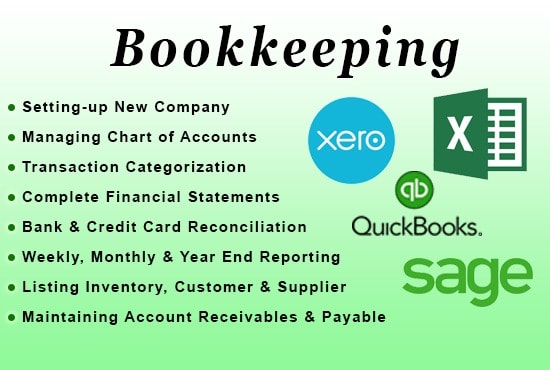 Gig Preview - Be your accounting and book keeping virtual assistant