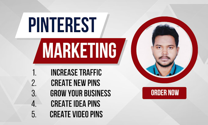 Gig Preview - Be your pinterest marketing manager, setup seo optimized pins, posts, and boards