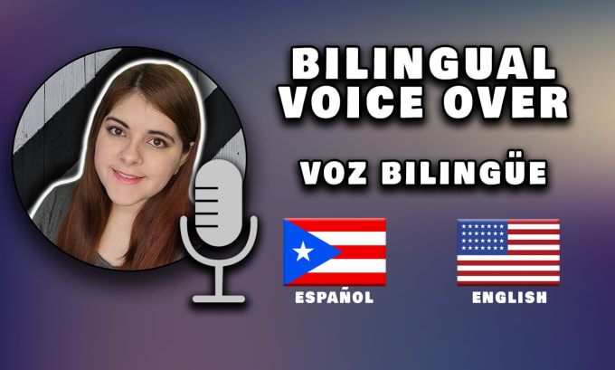 Gig Preview - Do voice over in english or spanish