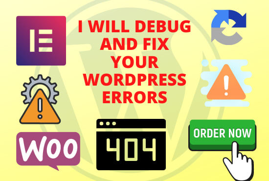 Gig Preview - Debug wordpress errors and troubleshoot your site