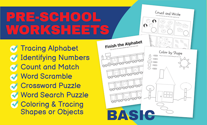 24 best kids worksheets services to buy online fiverr