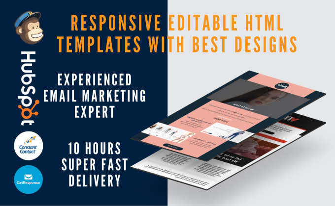 Gig Preview - Design responsive mailchimp html email templates newsletter