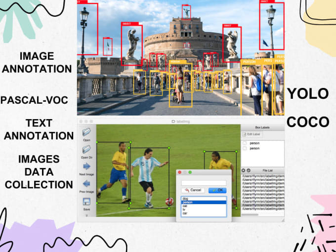 Gig Preview - Do image data annotation,labeling,dataset collection for computer vision, ml