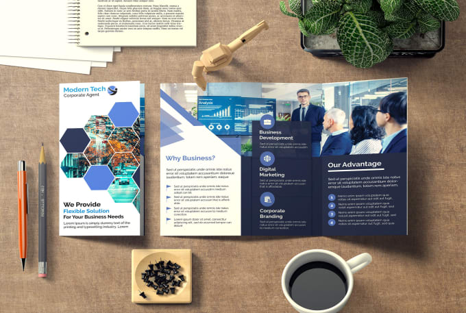 Gig Preview - Design bifold and trifold brochure for your business