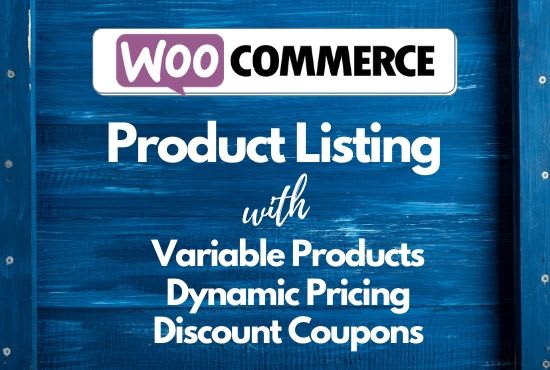 Gig Preview - Upload products to your woocommerce store