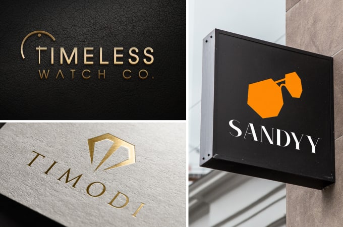 Gig Preview - Create luxury logo design for watch fashion sunglass jewelry brand or business