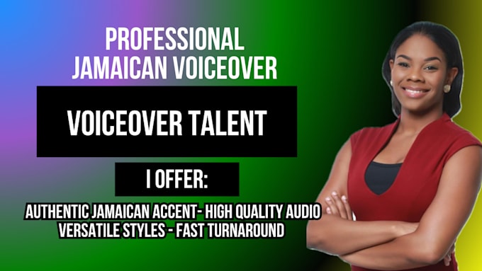 Gig Preview - Record professional jamaican voice overs