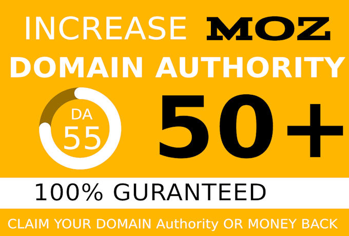 Gig Preview - Increase domain authority moz authority da 50