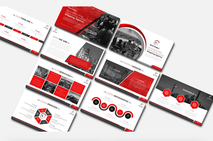 Gig Preview - Design powerpoint presentation template pitch deck ppt