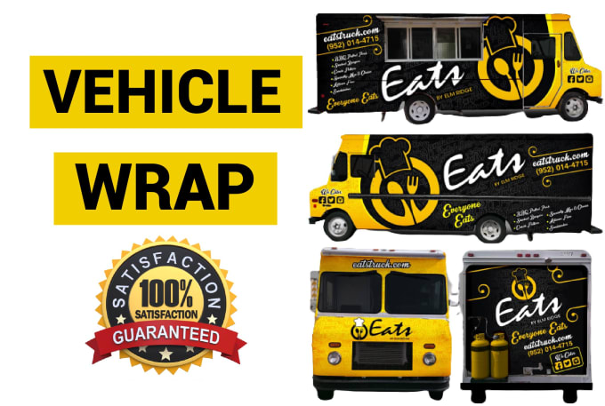 Gig Preview - Do professional vehicle wrap design with full satisfaction