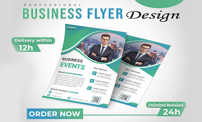 Gig Preview - Do professional business flyer design  for you business