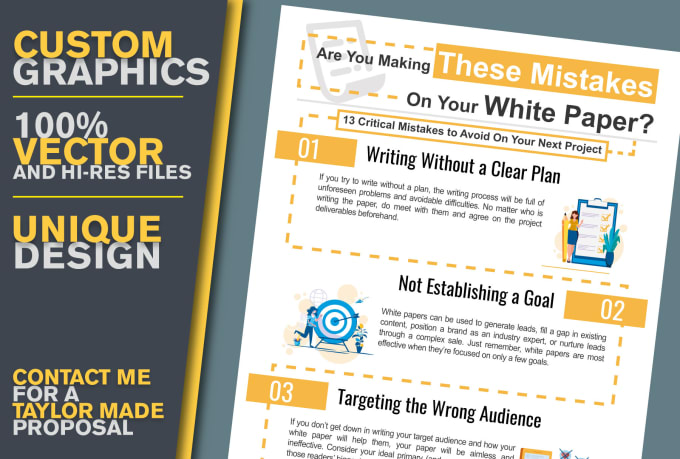 Gig Preview - Create a professional infographic with a custom graphic