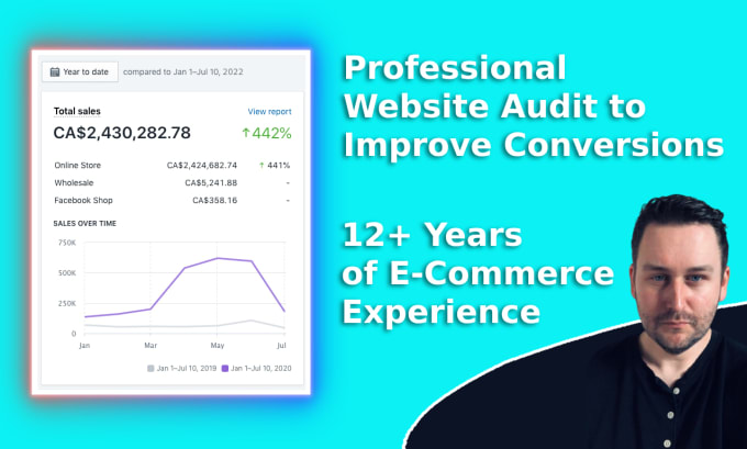 Gig Preview - Do a professional audit to improve conversions on shopify