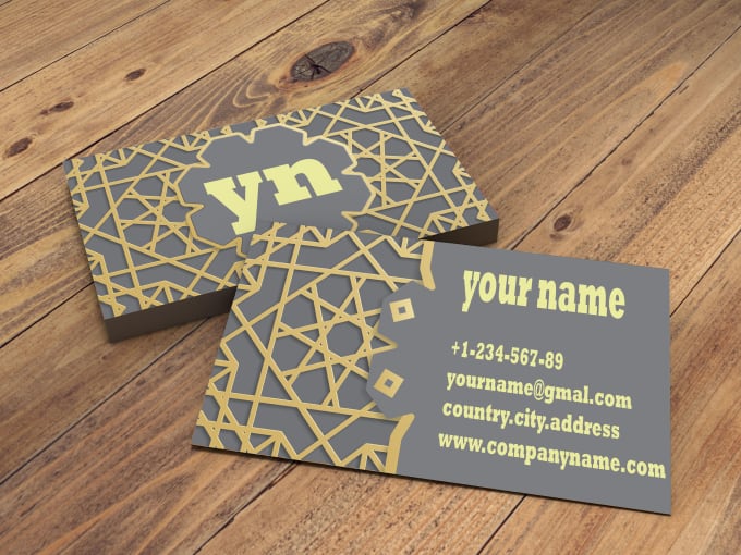 Gig Preview - Design 2 different stylish business card