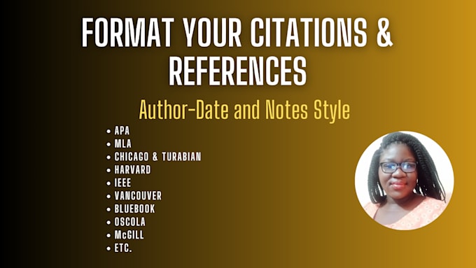 Gig Preview - Edit your paper to meet style and reference format