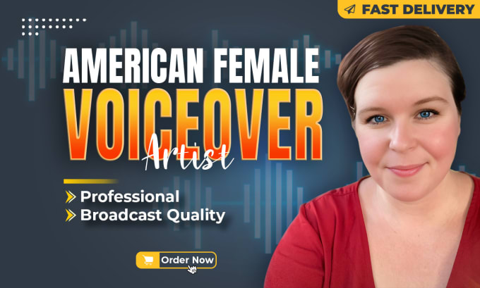 Gig Preview - Record an american canadian female voice over