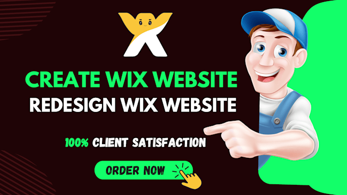 Gig Preview - Do wix website design, wix website redesign or wix ecommerce website