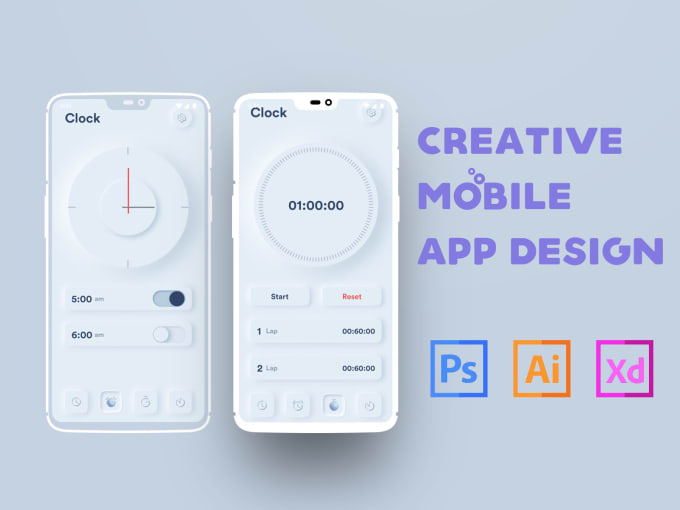 Gig Preview - Do creative mobile app design of your business