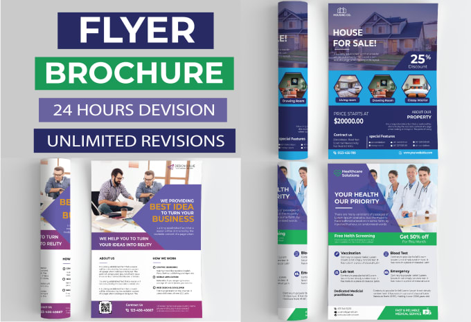 Gig Preview - Design  flyer or brochure within 24 hours