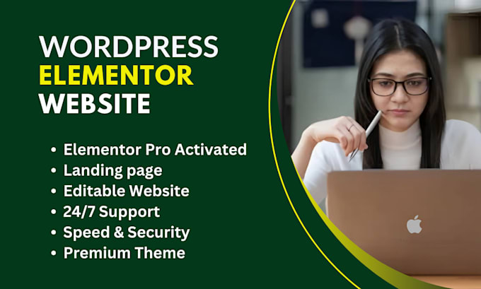 Gig Preview - Design wordpress elementor website as elementor expert