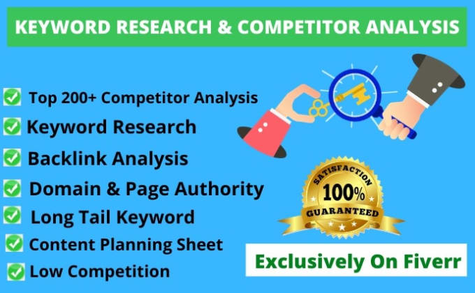 Gig Preview - Do SEO keywords research and competitor analysis